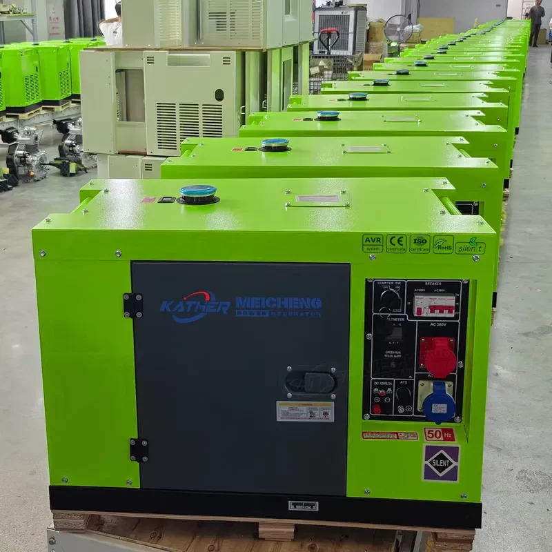 Factory Wholesale Silent Generator 5KW 8KW 9KW 10KW Mobile Type Generador Electrico With AVR Automatic Voltage