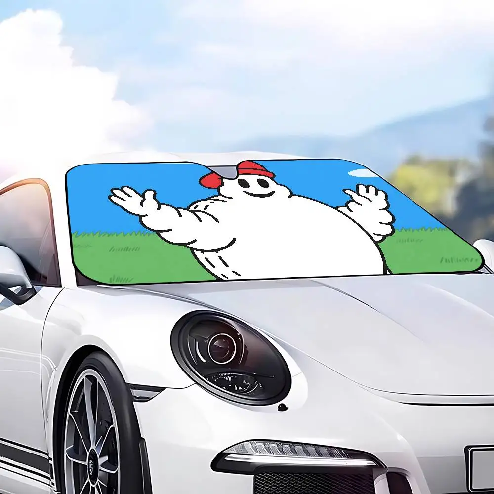 Т-образные шины M-Mic-hel-inS, автомобильные солнцезащитные шторы 130x70 см, автомобильный солнцезащитный козырек, крышка лобового стекла, защита от ультрафиолета, автомобильный козырек, аксессуары для автомобилей