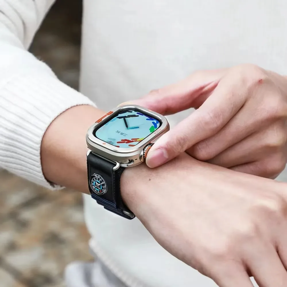 Metal Case for Apple Watch Ultra 2 49mm 46mm Protector WatchCase Aluminum Cover Bumper Frame for IWatch Series 10 9 8 7 6 5 4 SE