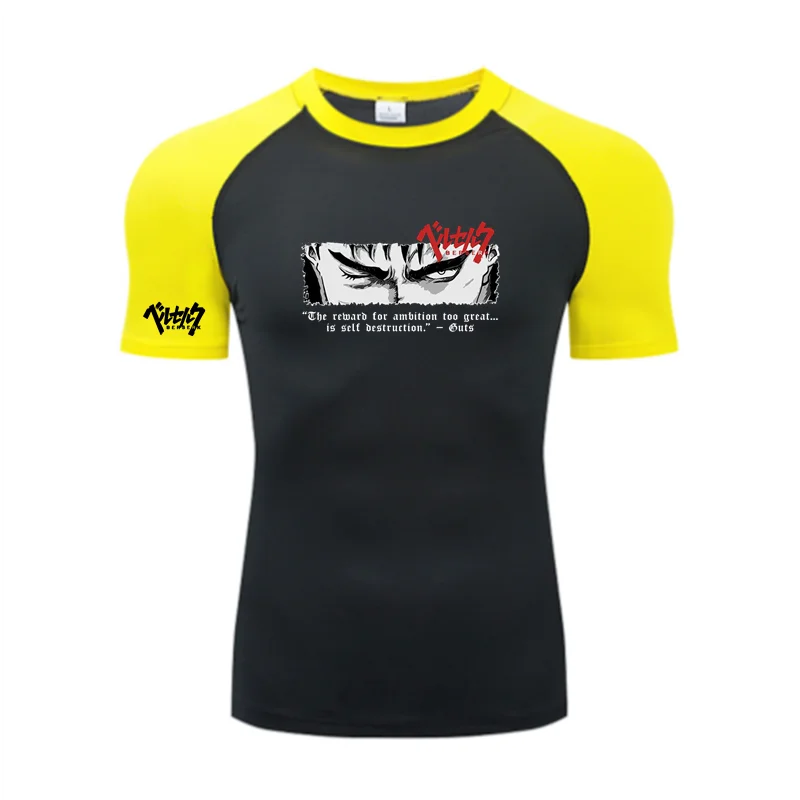 New Compression Shirt Men Fitness Gym Super Hero Sport Running T-Shirt Rashgard Tops Tee Quick Dry Short Sleeve T-Shirt For Men