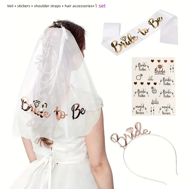 4 Pcs Mixed Bride T…