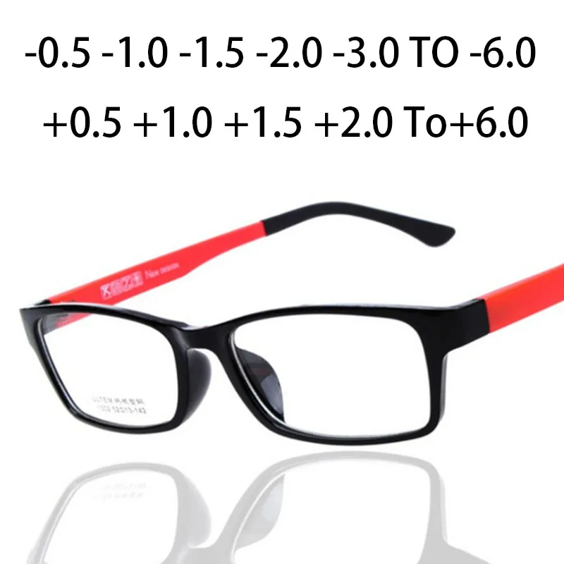 

TR90 Plastic Frame Glasses Women Men Eyeglasses Optical Super Light Prescription Myopia -0.5 To -6.0 , Hyperopia +0.5 to +6.0