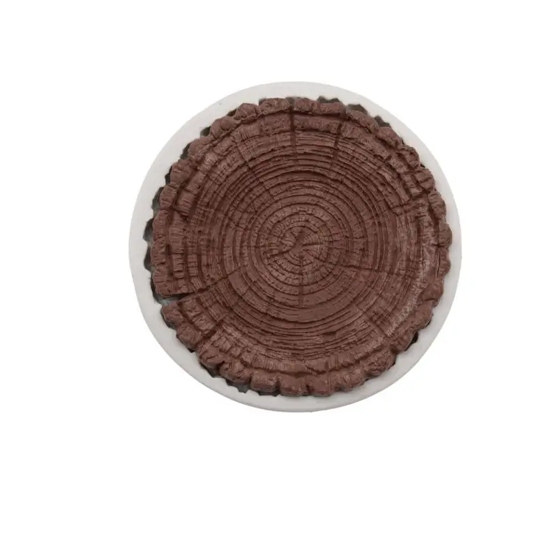 Tree Trunk Wooden Skin Grain Cake Mold Cake Tool Fondant for Kitchen Baking Decoration Molds Resin Light Clay Mould