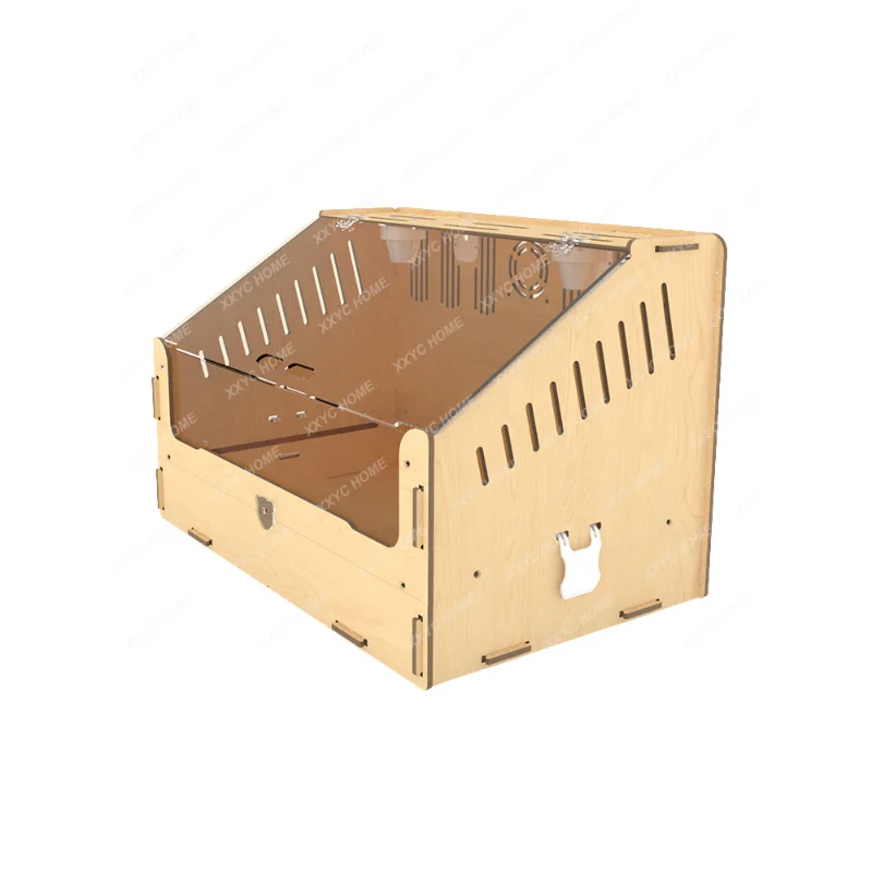 Rutin Chicken Feeding Box Cage Hamster Djungarian Hamster Climbing Cage Constant Temperature Pet Chicken Landscape Nest House