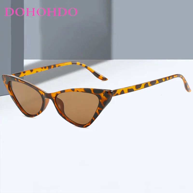 

Luxury Design Small Frame Cat Eye Sunglasses For Women Men Vintage Fashion Glasses Female Summer Traveling Shades Female UV400