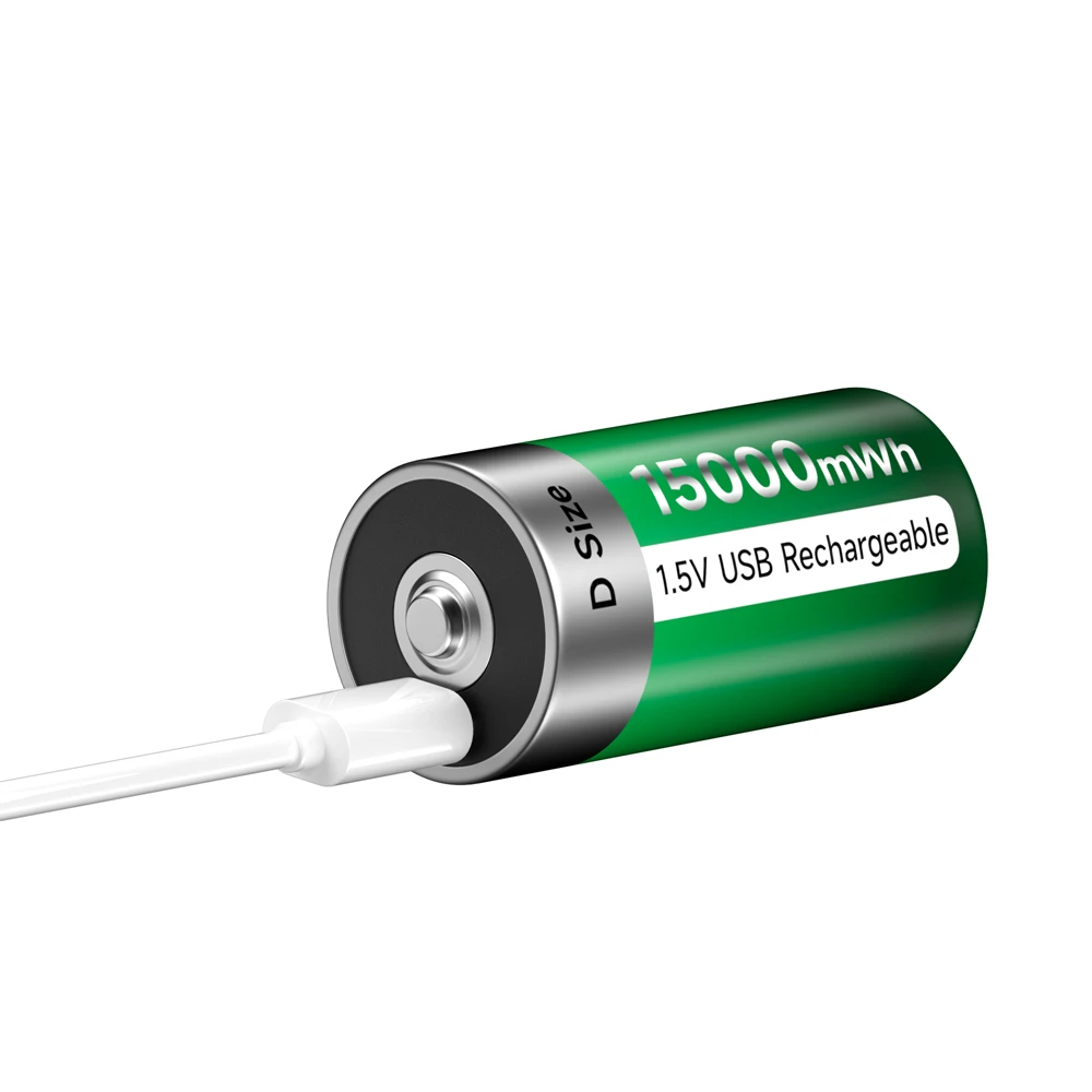 10000MAh 1.5V แบตเตอรี่ขนาด D Type-C USB ชาร์จ Li-Ion Lipo LR20แบตเตอรี่สำหรับเตาแก๊สไฟฉาย Drone อุปกรณ์เสริม