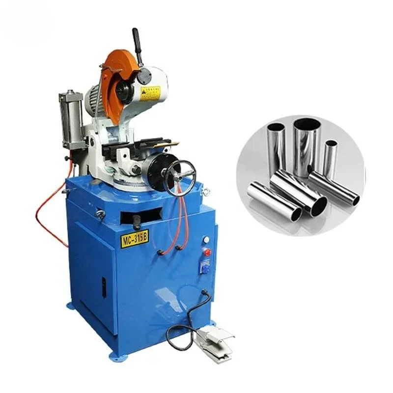315 Pneumatic Semi Automatic Stainless Steel Metal Circular Saw Machine Water Cooled Pipe Cutting Machine