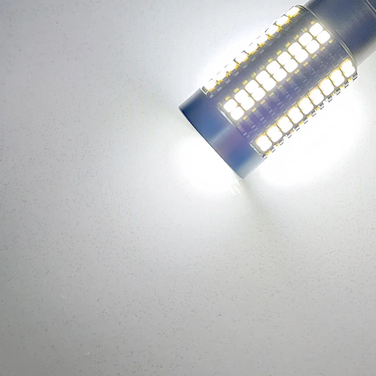 مصباح أمامي LED للدراجة النارية عبر الحدود H4 P15D H6 BA20D ضوء أبيض تسليط الضوء على 18 وات 126 مصباح 12-24 فولت