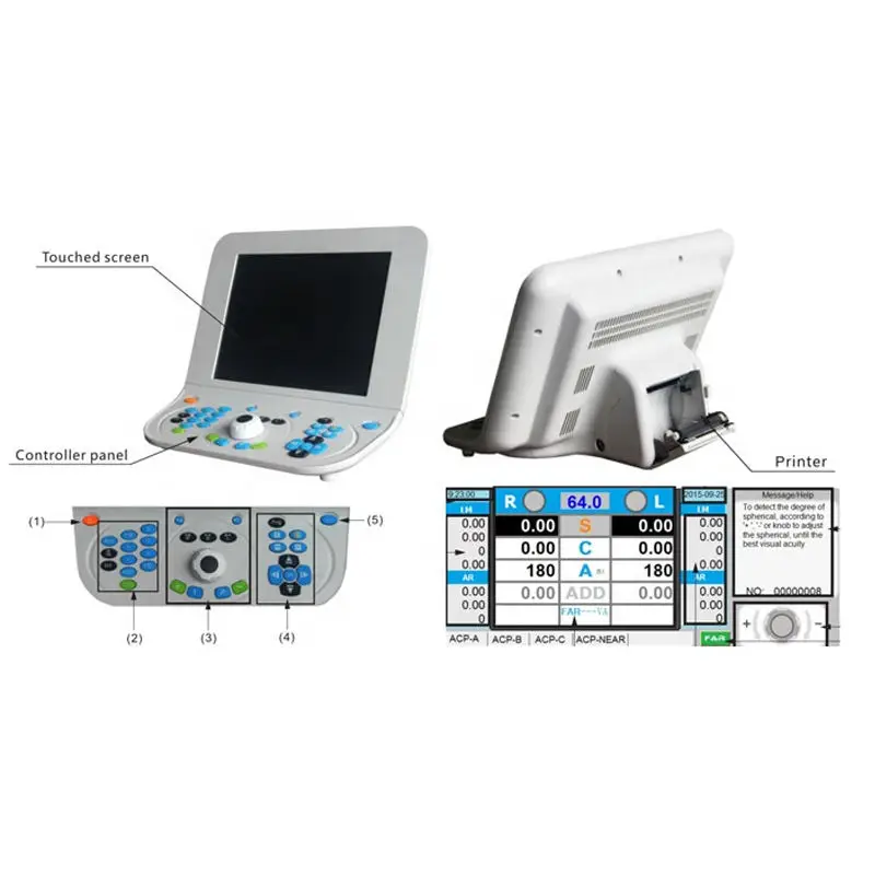 Probador de Visión Automática Digital, prueba ocular, entrega rápida, Cv600