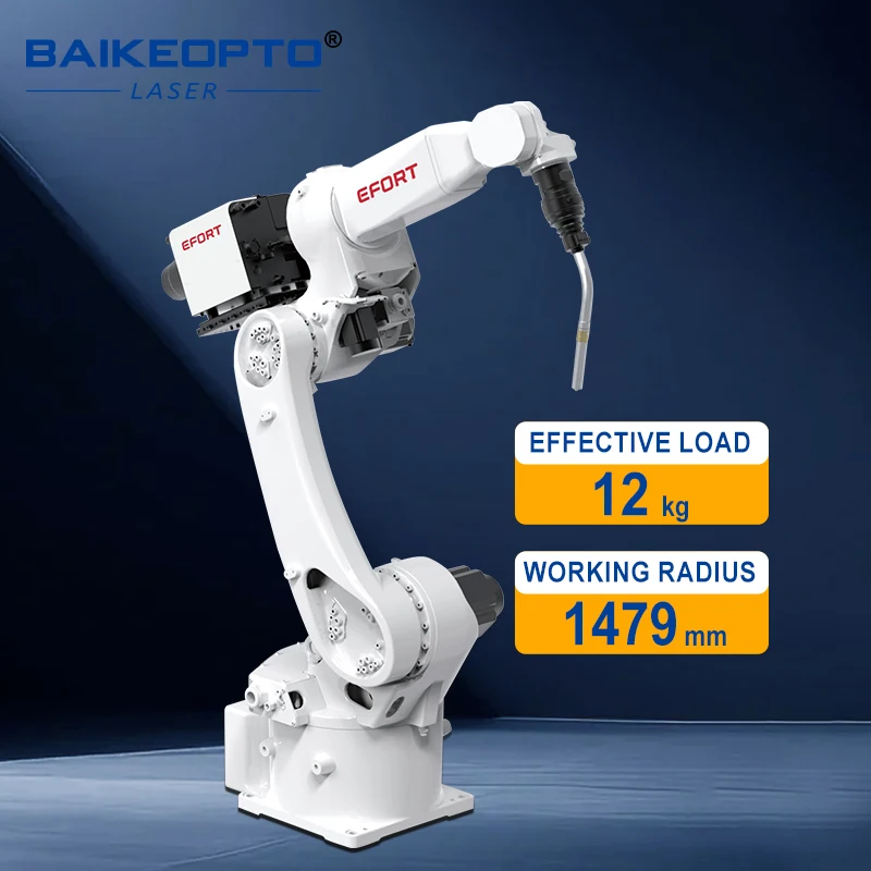 Articulated 6-Axis 12Kg Load 1479mm Working Radius Robotic Arm for Challenging Spatial Manipulation
