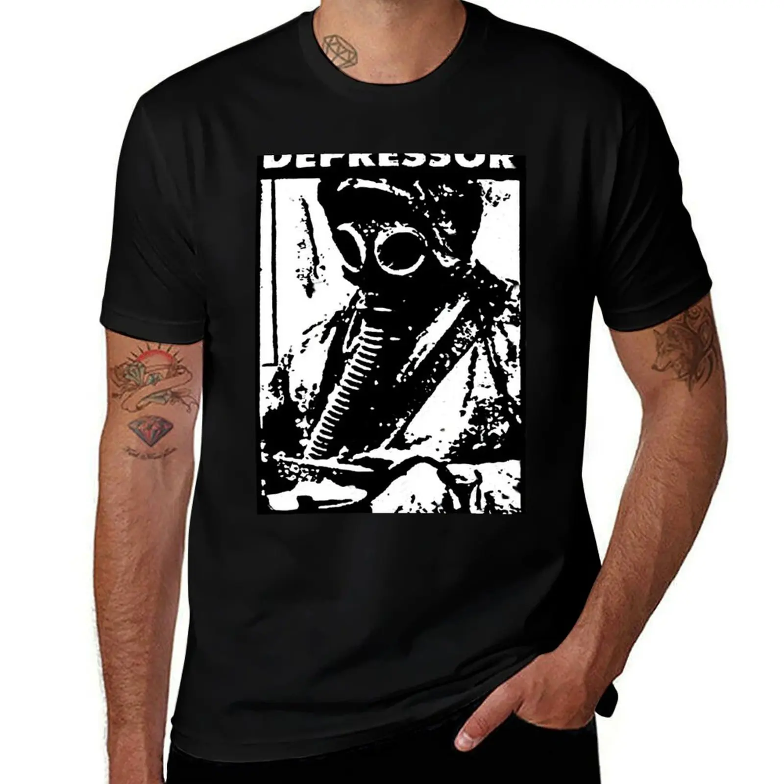 

Depressor T-Shirt man graphic t shirt t shirts for man graphic funny t shirts for man pack cotton T-Shirt