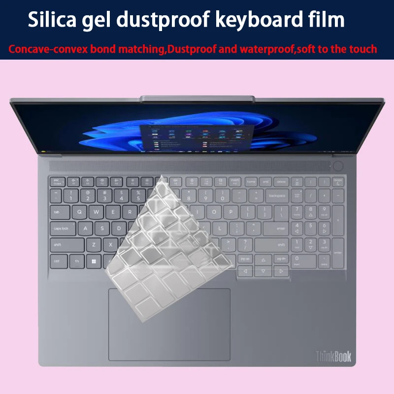 

Силиконовая пленка для клавиатуры Lenovo ThinkBook 16p G6 ADR/IAX ThinkBook 16p Gen6/5, пленка для экрана ноутбука HD, антисиняя закаленная пленка