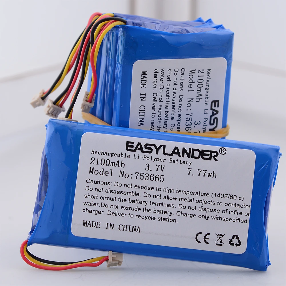 5Pcs 753665 3.7V 21… - image