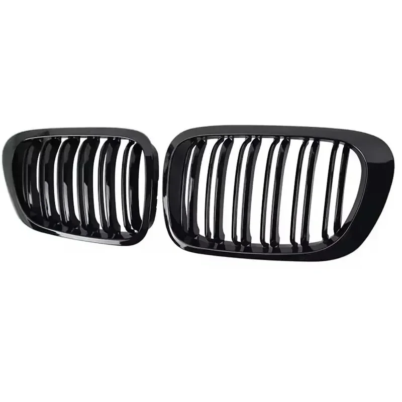 For BMW 3-Series E46 1998-2001 2/4 Doors Car Front Kidney Grill 318i 320i 325i 330i Gloss Black Racing Grille Accessories