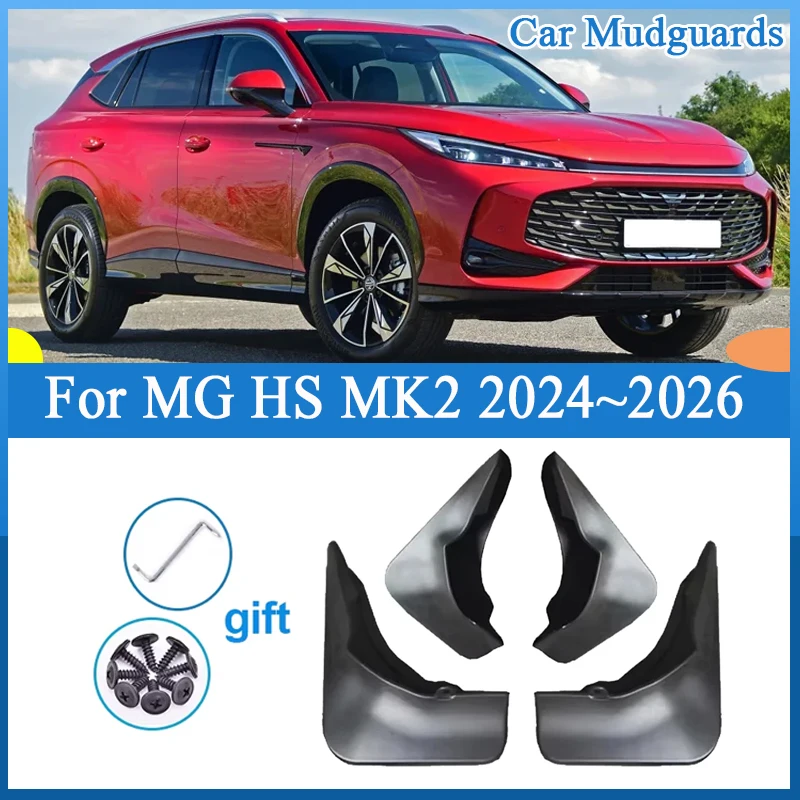 

For MG HS MK2 Accessories 2024 2025 2026 Car Mudguards Mud Flaps Front Rear Wheel Mudguard Splash Guard Fender Protect Mudflaps