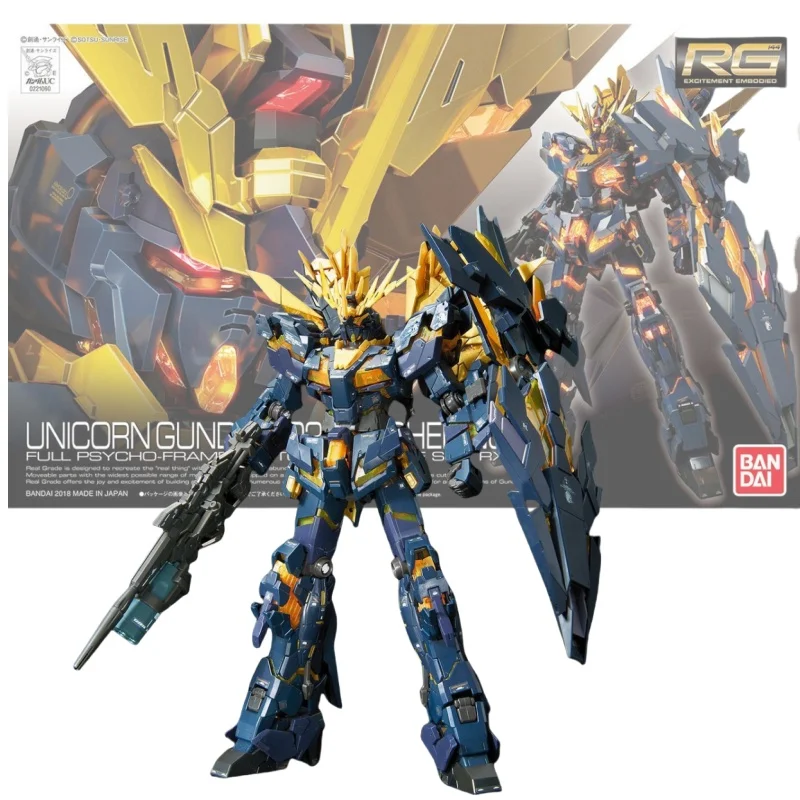 

Bandai Rg 27 1/144 Gundam Unicorn 02 Banshee Fate Goddess Model Kit Cool Gift Mecha Warrior Figure Educational Toy