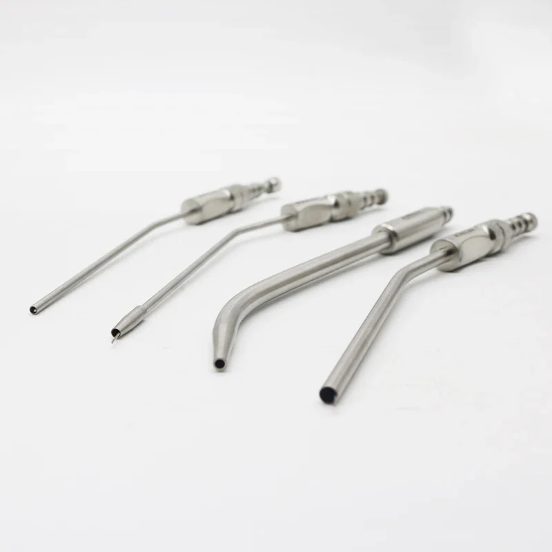 3pcs Dental Medical Surgery Aspirator Ferguson Frazier Suction Tube 2mm/3mm/4mm Stainless Steel Implant Surgical Tool