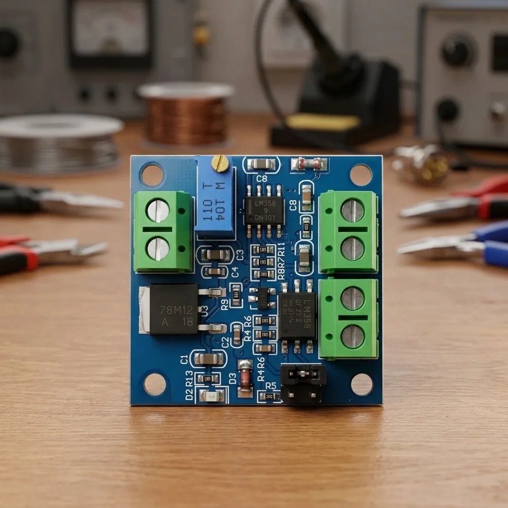 DC For PWM to Analog Voltage Translator Module Delivering 0-10V Output Signal for Motor Control and Data Acquisition