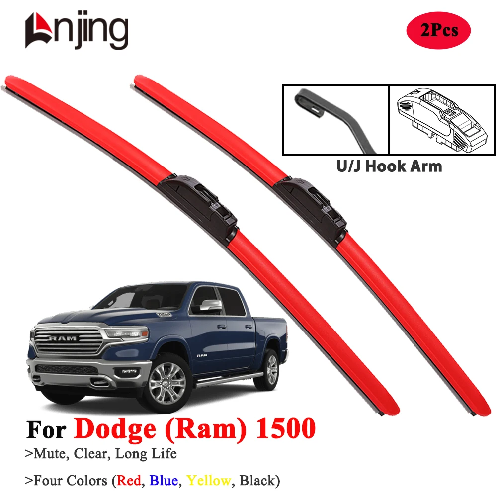 

LNJING Colorful Wiper Blade For Dodge Ram 1500 1991-Now
