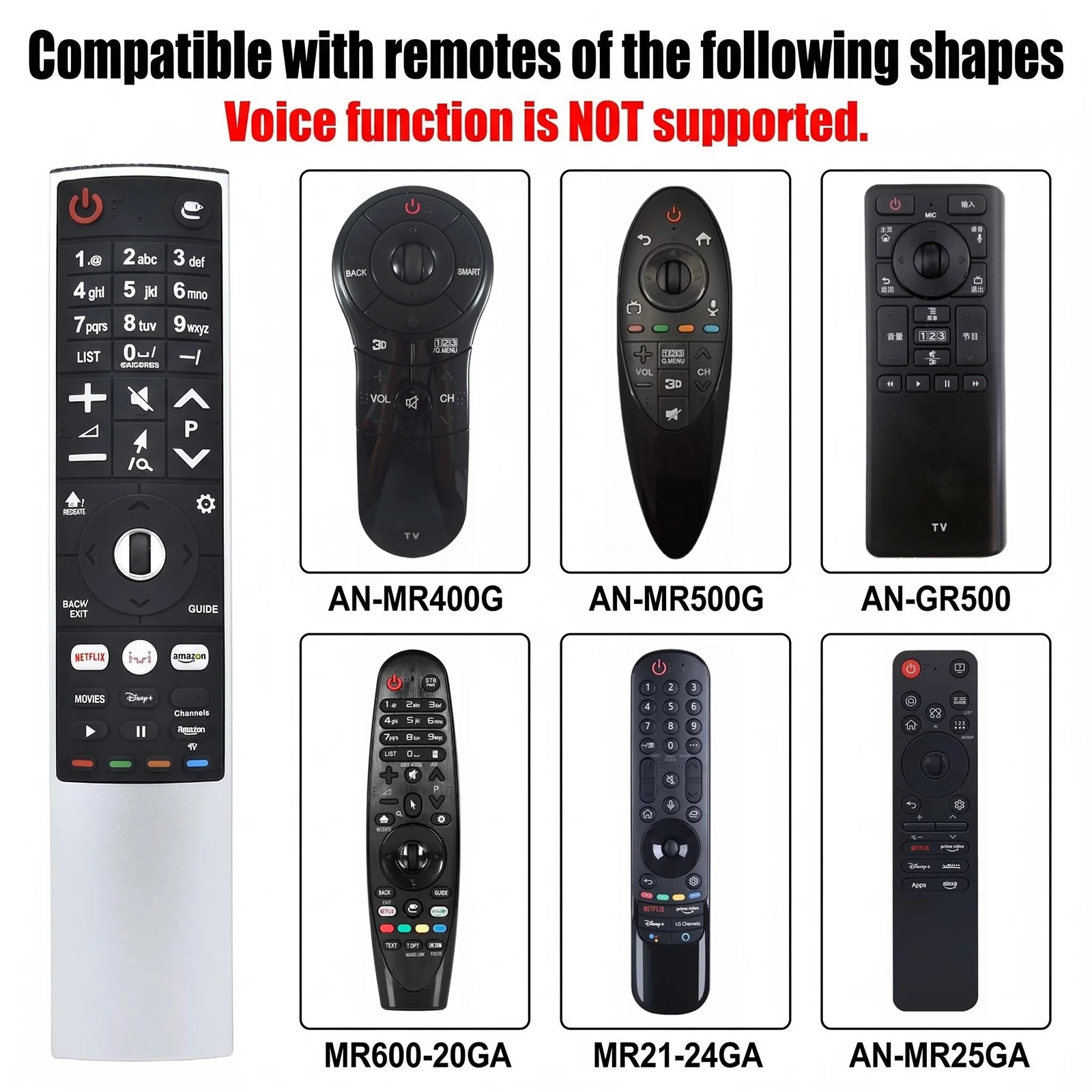 AN-MR700 Magic Remote For L-G Smart TV With Pointer Function No Voice Compatible MR400-650G MR18-19BA MR20-24GA