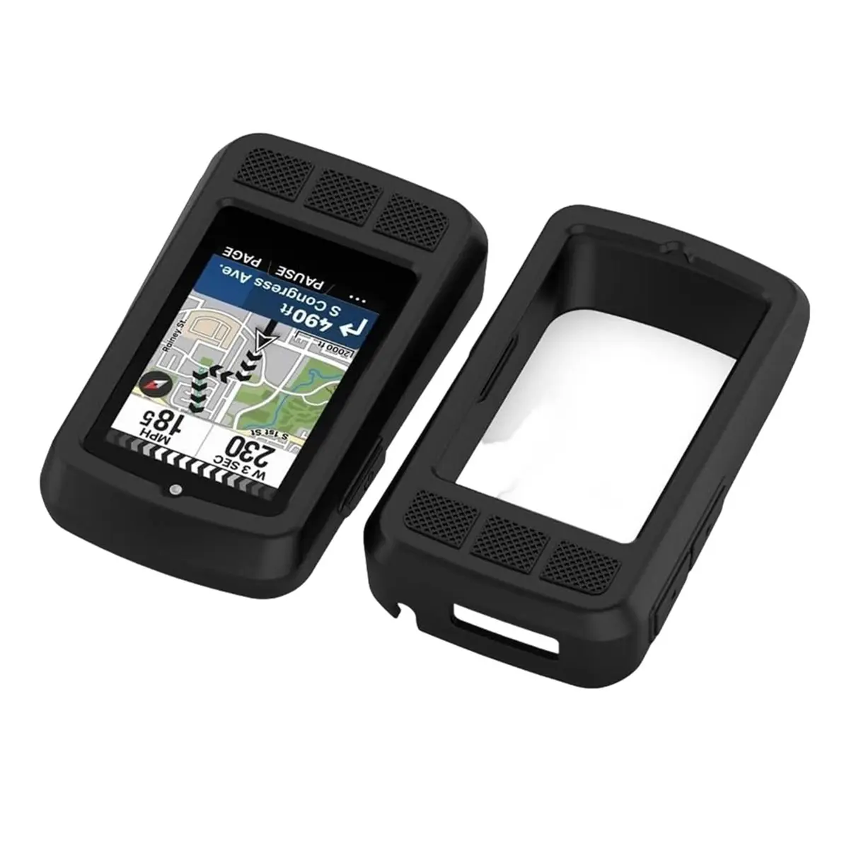 【~ NEW A25M】Silicone Soft Protective Case Screen Protector Film Cover for ELEMNT BOLT 3 Bike Computer Accessories