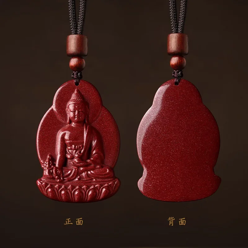 Pharmacist Glazed Light Tathagata Pendant Men's and Women'sBhaisajyaguru Valentine's Day Qixi