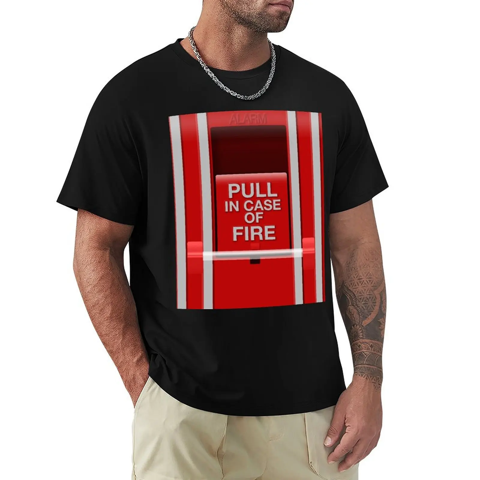 Fire Alarm Pull Station T-Shirt Cool Dry Performance T-Shirt