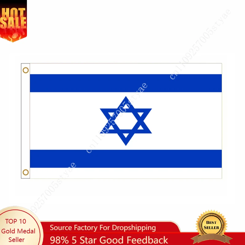 

Israel Flag The State of Israel National Flags Wall Decoration Sign Banner Poster for Outdoor Indoor 90x150cm