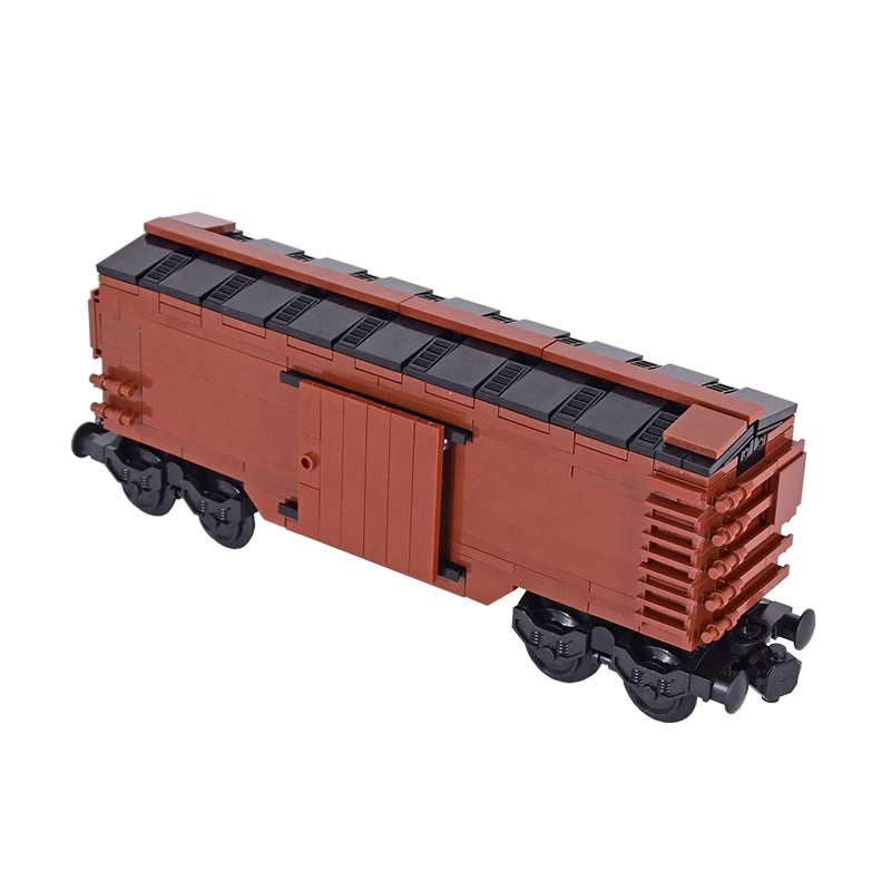 ライトレールビルディングブロックレンガ、子供のためのDIY技術玩具、創造的なアイデア、フラットトップトラック、モックシティ、ギフト