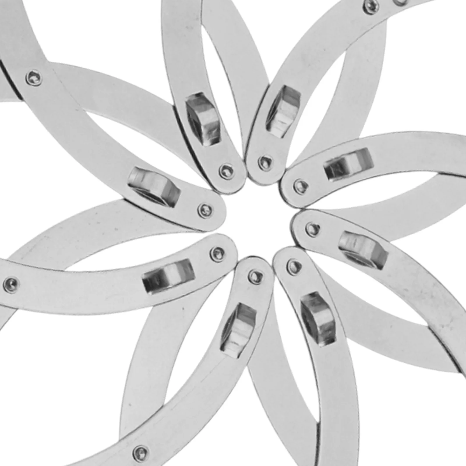 Stainless Steel Expandable 17-21.5CM Hot Pot Holder Anti Scalding Mat Pot Pad Kitchen Tools Dining Table Decorations