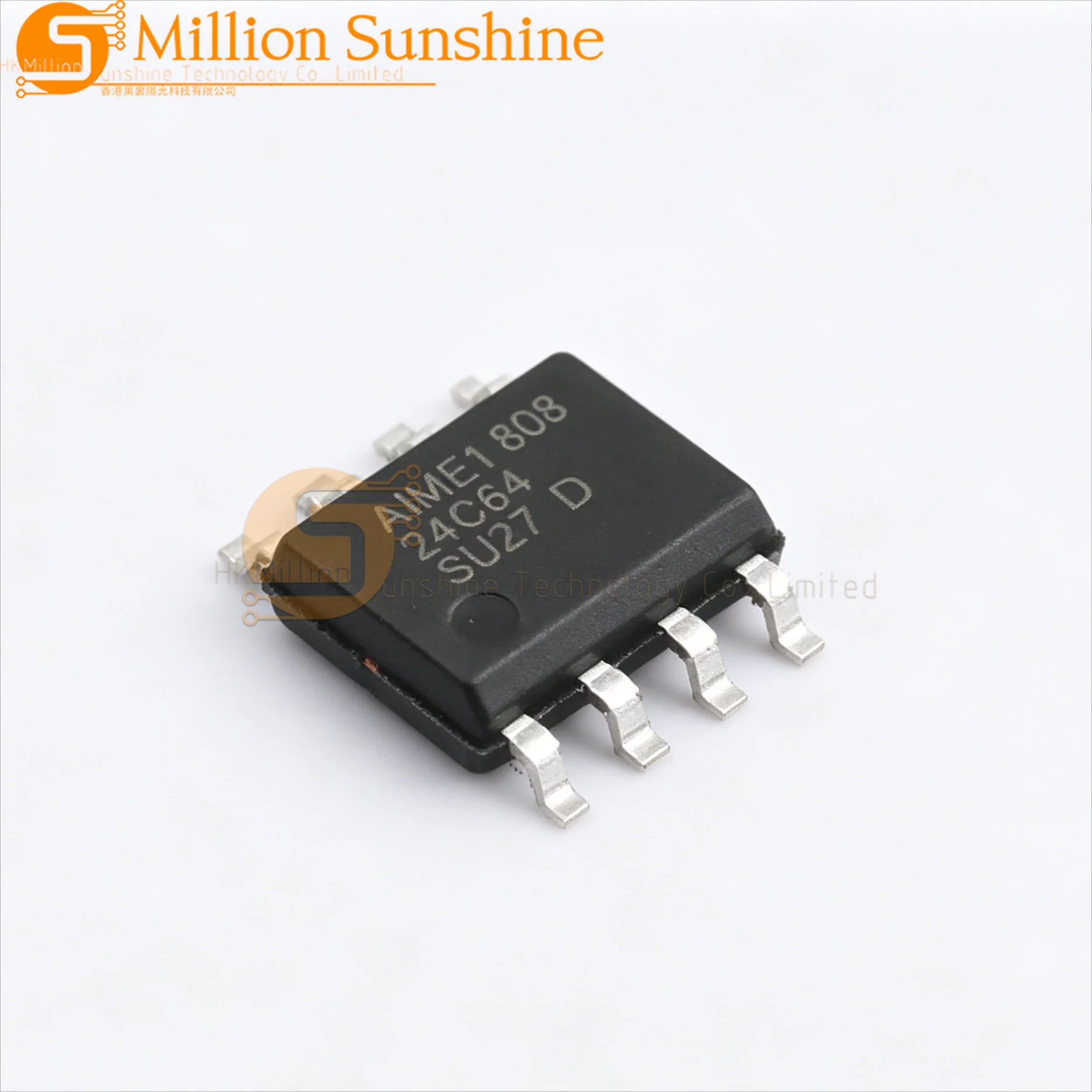 50pcs AT24C64 SOP-8 I2C 64Kbit 1MHz AT24C64 EEPROM Memory Chip