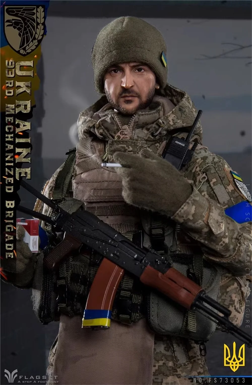 Flagset FS 73053 Guerra Battaglia Soldato Guerriero Uomo Operatore Set completo Mobile Action Figure Regalo per i fan Raccogliere 1/6