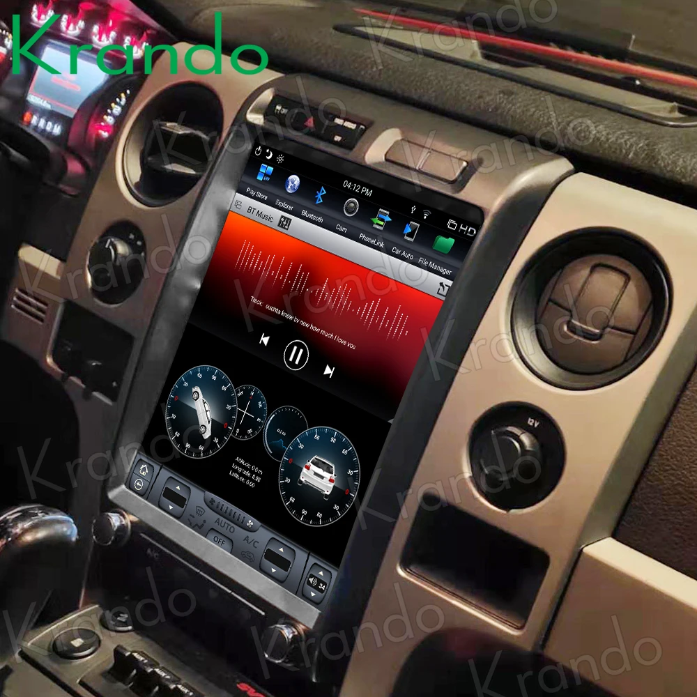 Krando 13 ''Telsa راديو السيارة Carplay أندرويد راديو السيارات لفورد F150 رابتور 2013-2014 سيارة الوسائط المتعددة لتحديد المواقع 4G autoradio #2