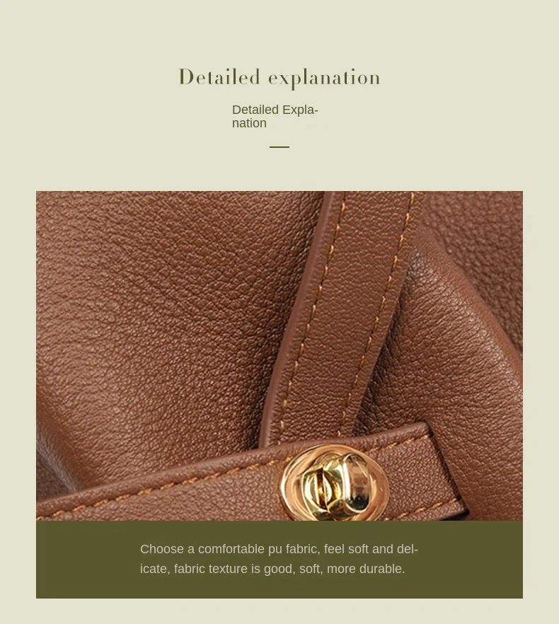 2024 neue Litschi Muster Damen Beutel tasche mit Schloss Zylinder Umhängetasche Umhängetasche kleine Tasche Handy tasche – Detail 11