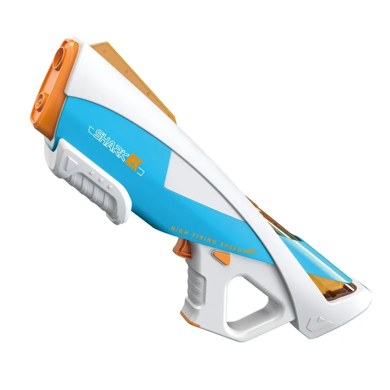 ألعاب مسدس تخزين المياه الأوتوماتيكية الكهربائية الكاملة المحمولة للأطفال في الصيف والشاطئ في الهواء الطلق ألعاب الخيال للأولاد والأطفال #4