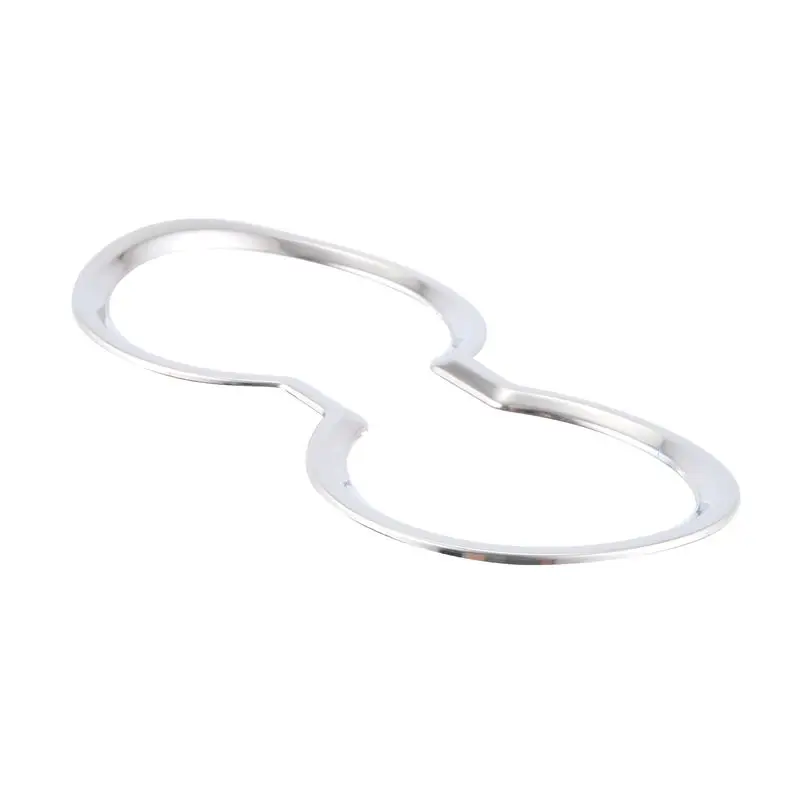 A13F-For Creta Ix25 2015-2019 Car Chrome Front Water Cup Holder Decoration Frame Cover Trim Accessories