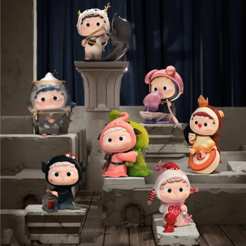 

New OZAI Drama Character Small Theater Series Trendy Blind Box Cute Model Luminous Handmade Desktop Decoration Birthday Gift