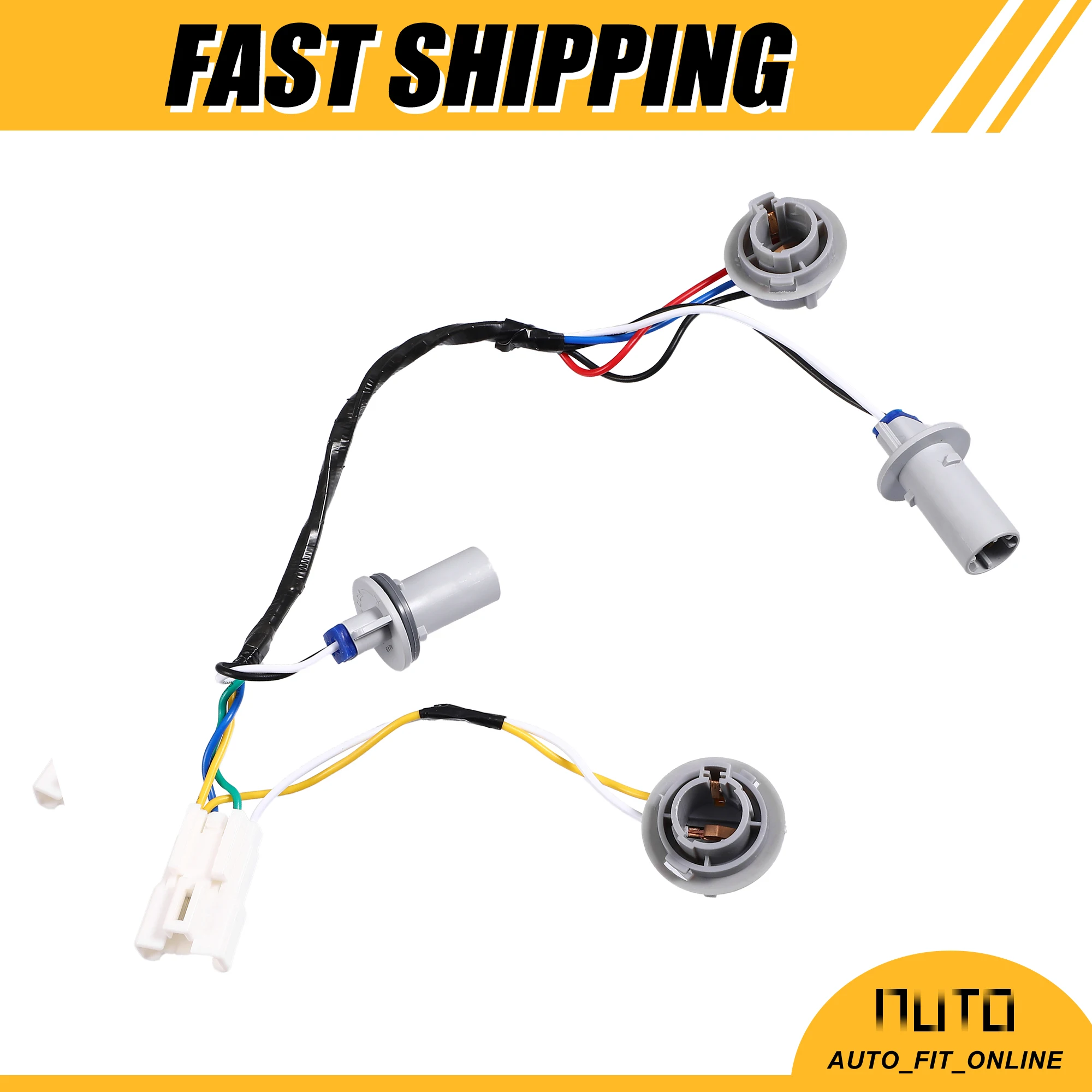 

X Autohaux Tail Lamp Holder and Wiring Harness for Hyundai Sonata 4-Door 2011-2014 W/O Bulb 92450-3Q000