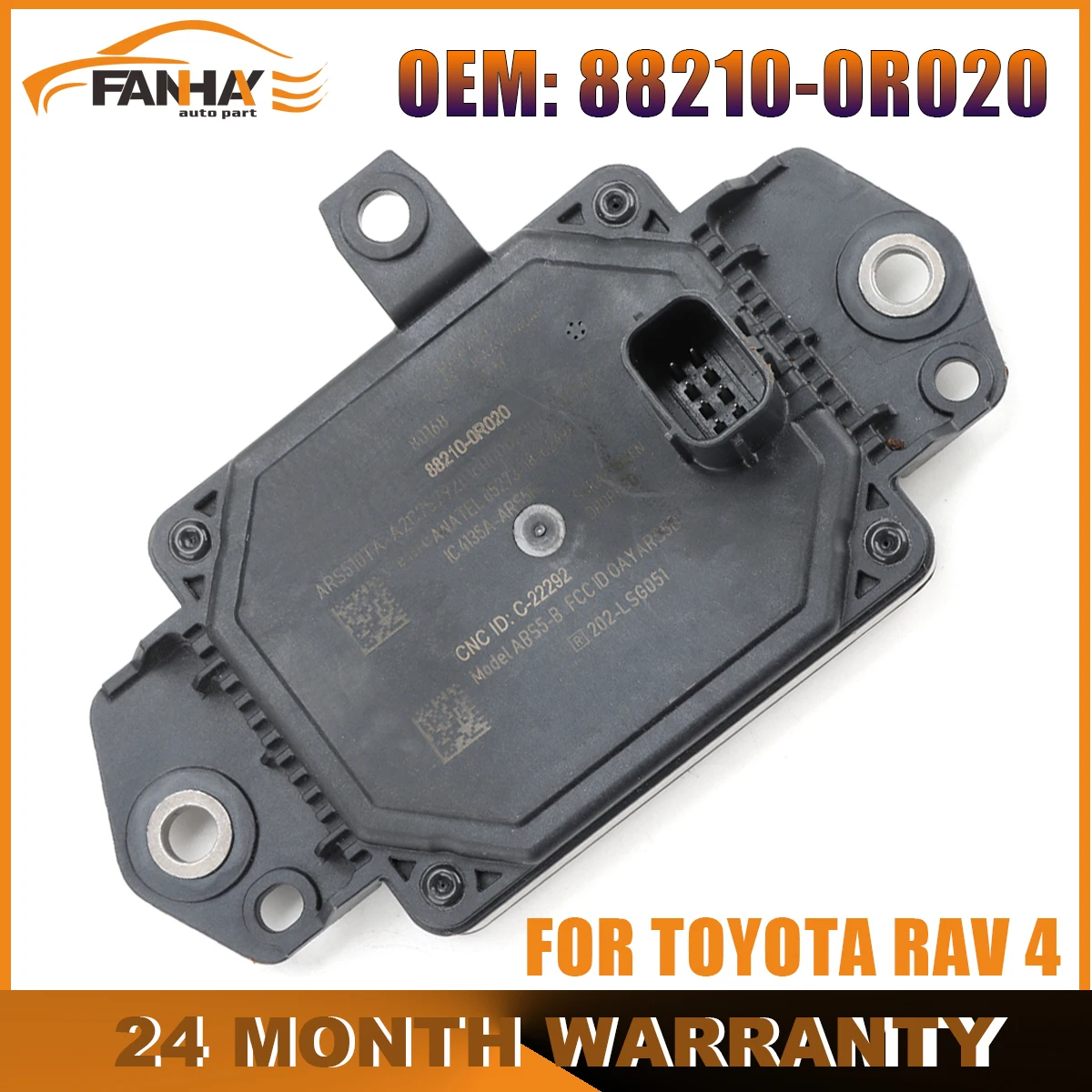 

OEM# 88210-0R020 88210-42010 Front Adaptive Cruise Distance Sensor Radar for Toyota RAV 4 2021 2022 2023 882100R020 8821042010