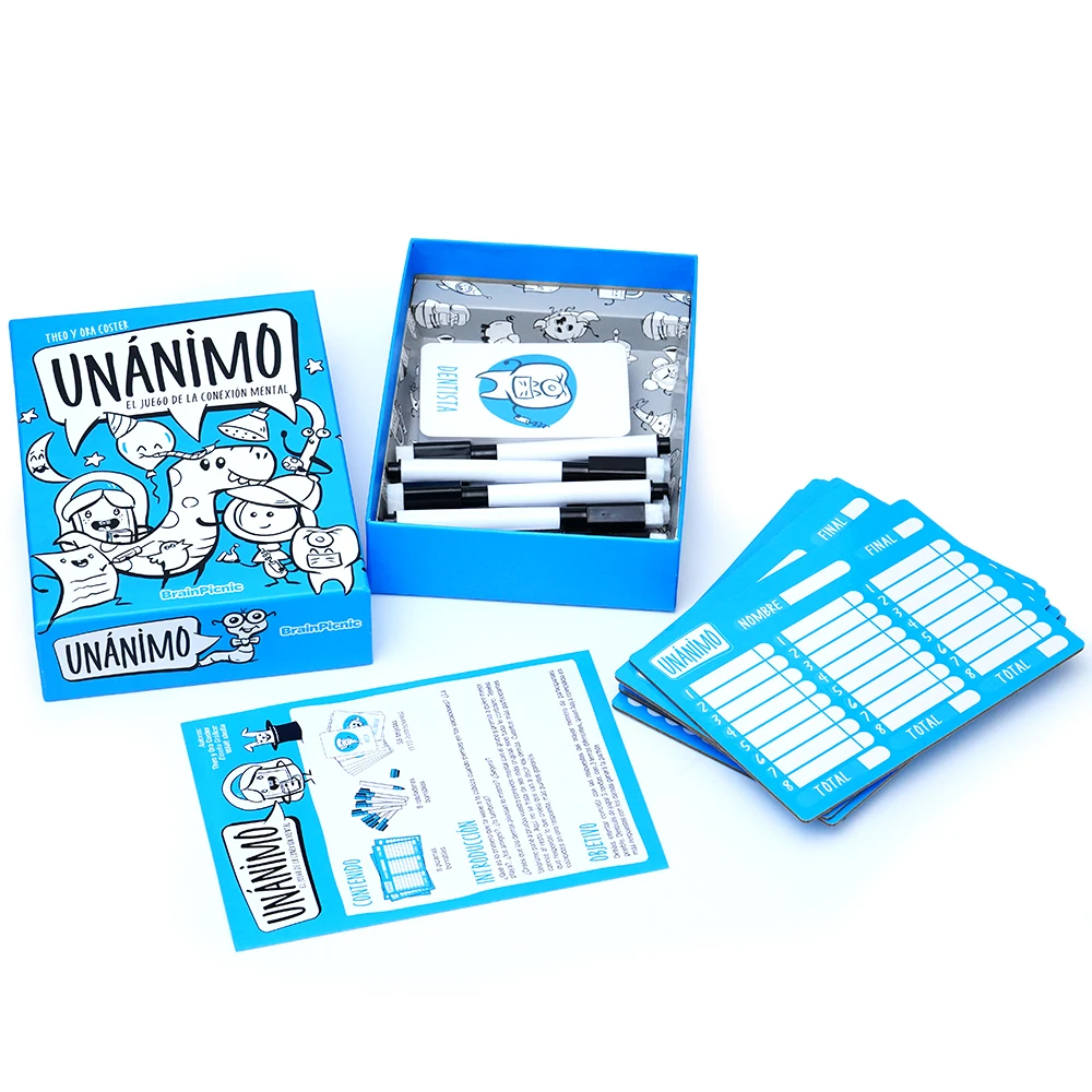 لعبة الورق الإسبانية الثلاثي لعبة الورق أصدقاء الحفلات المحتال آري يونيكورن القصص السوداء ملكات النوم Unanimous