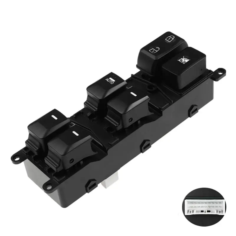 الجبهة اليسرى سائق الجانب نافذة كهربائية التبديل نافذة رافع 93570-1W157 935701W157 لكيا ريو 2015-2018