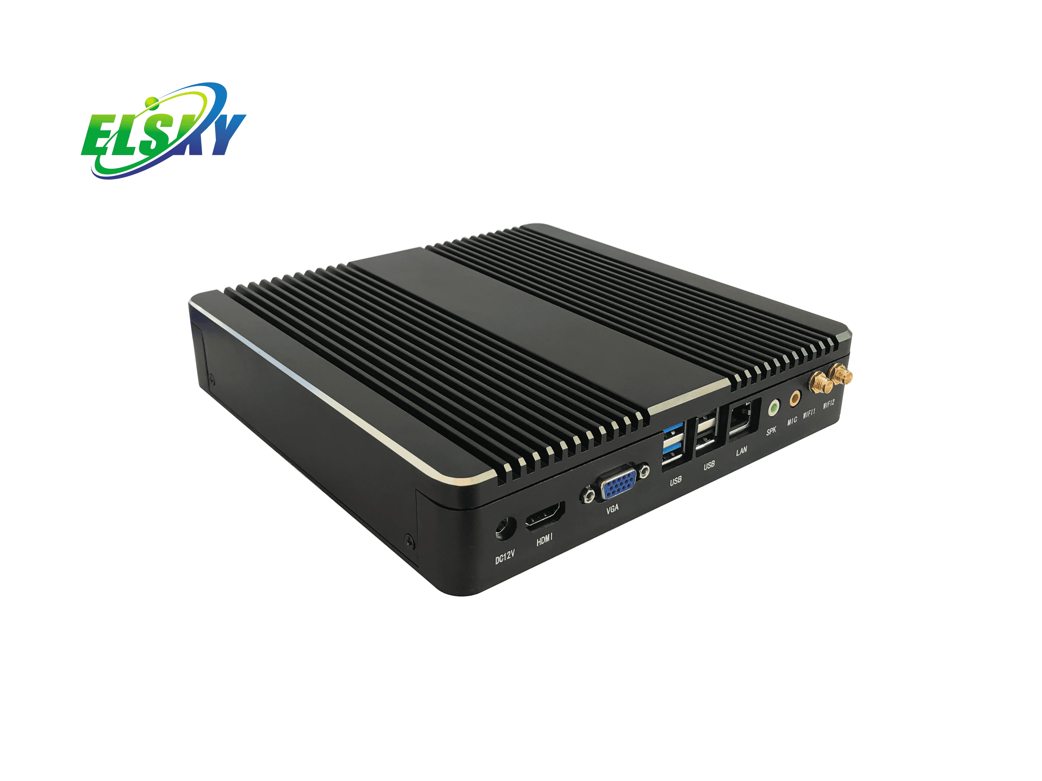 Windows 10 New Mini Computer I5 6th Gen IPC7000A Industrial Micro PC I7-6500U 16GB DDR3 RAM SSD Storage Dual Network Desktop