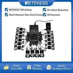 RETEKESS T130 T131 Wireless Tour Guide System Audio Tour Guide System Wireless Microphone Transmitter For Museums,Tourist Groups