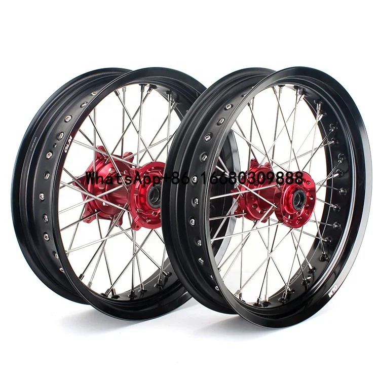 17 Inch Motorcycle Wheel spoke Rim Aluminum Alloy Wheel Set For HONDA