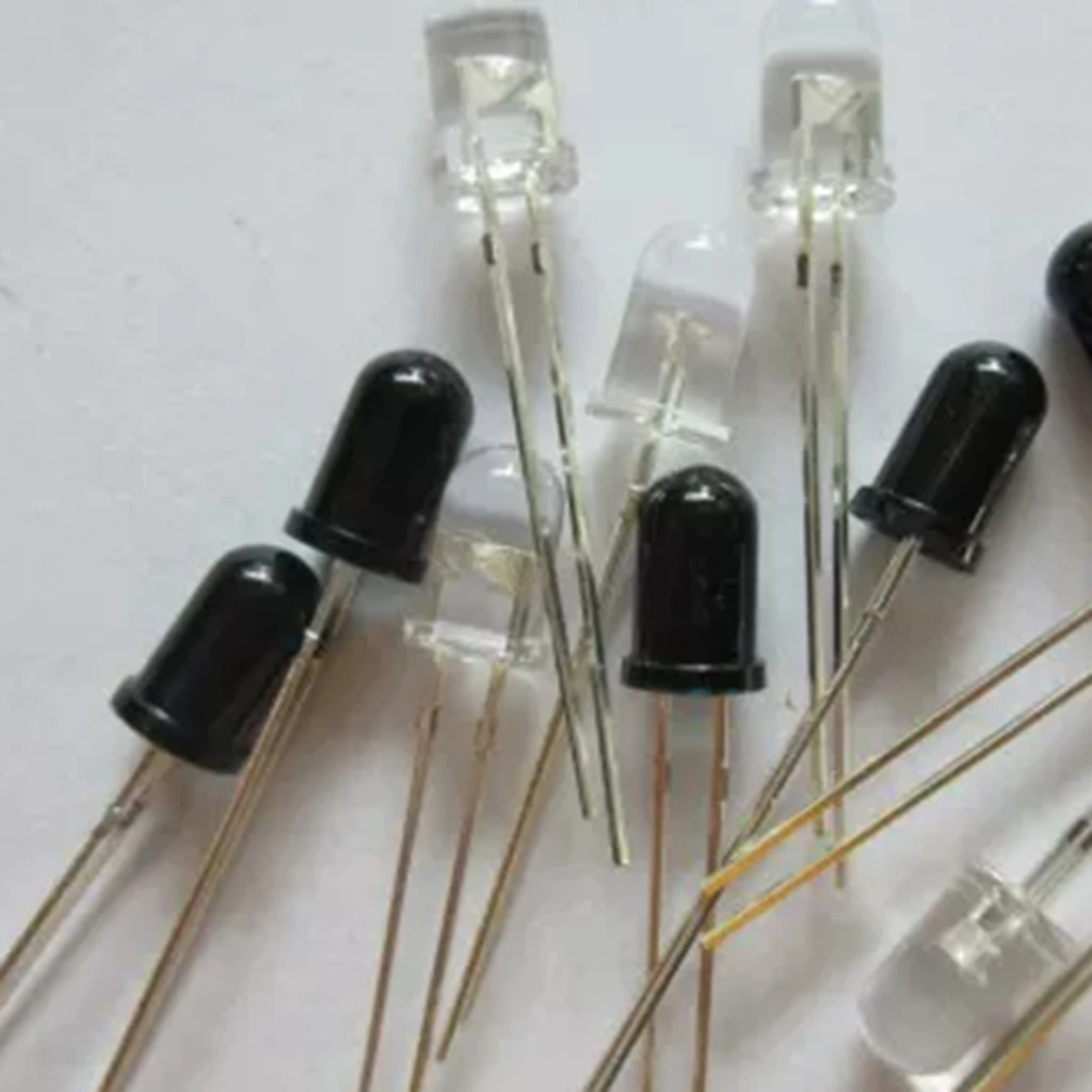 3MM infrared emitter tube + infrared receiver tube Infrared pair tube F3 round-head LED type (a pair)