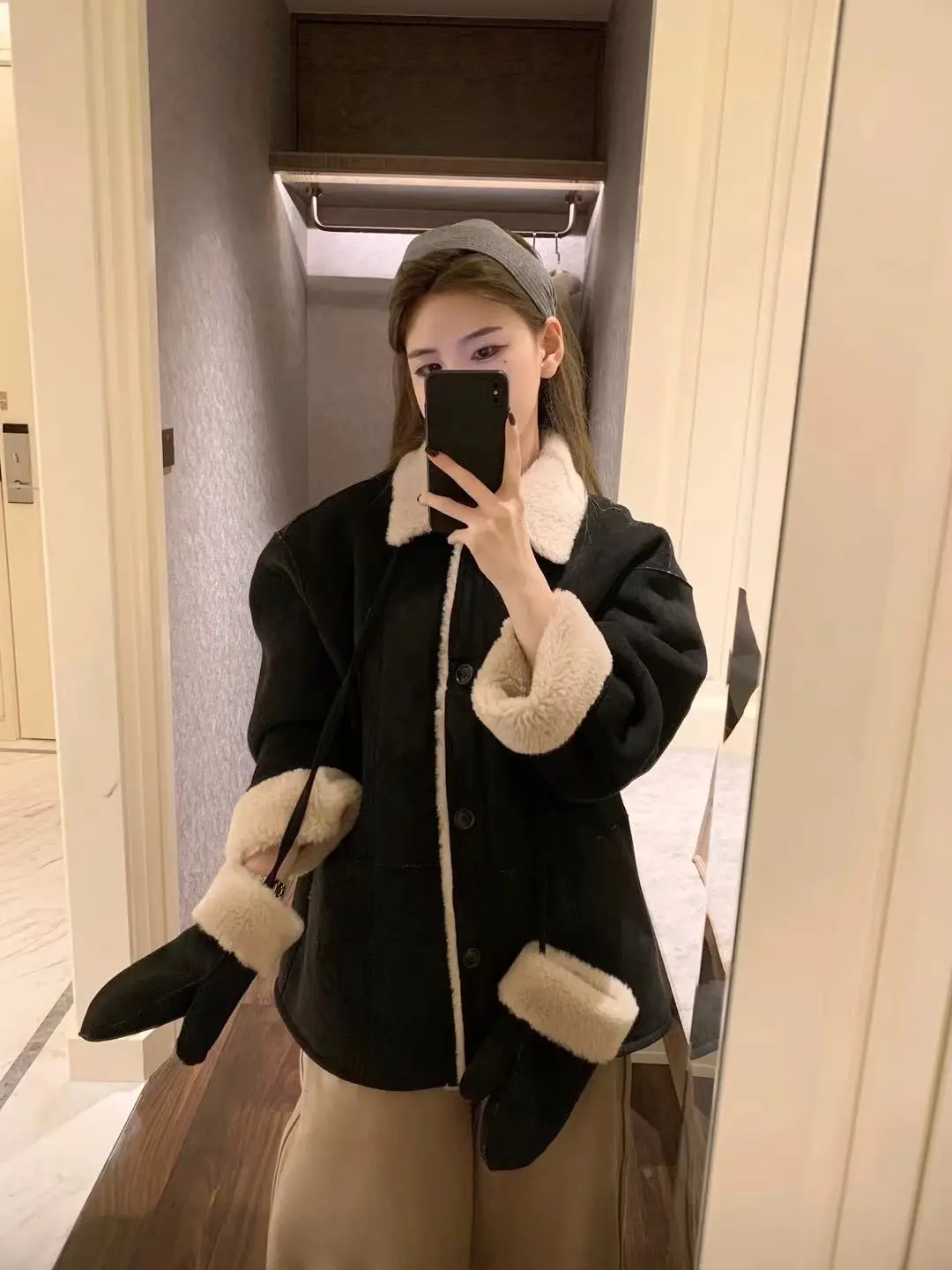 2025 Winter New Women's Lamb Clothing Casual Versatile Coat