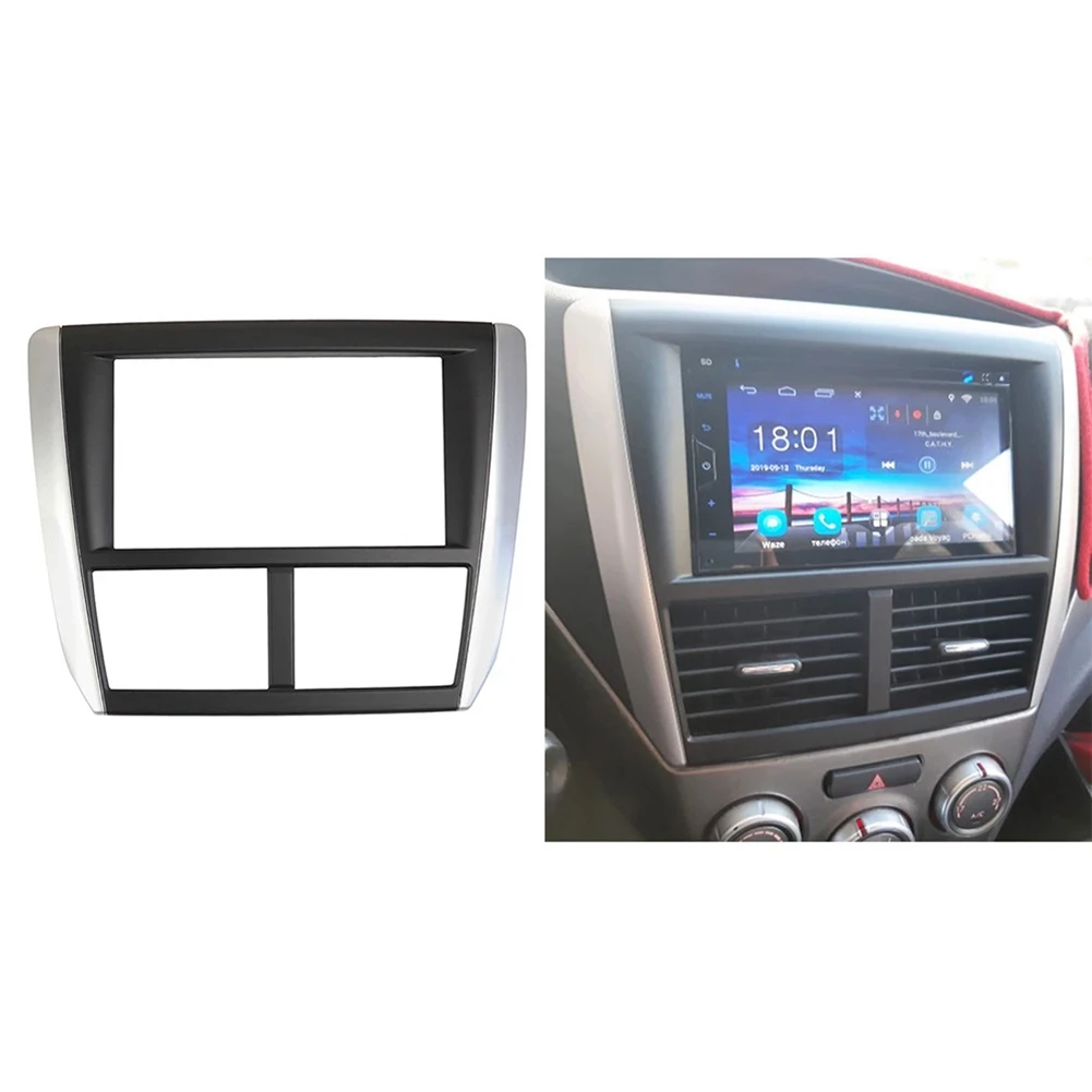 Car Radio Fascia for Subaru Forester Impreza 2007-2012 DVD Stereo Frame Plate Adapter Mounting Dash Installation Bezel