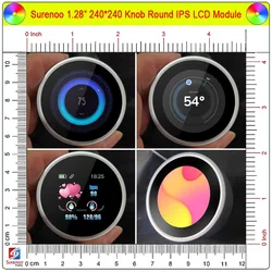 1.28 Inch 240*240 Round Circular Rotary Knob IPS Serial UART UI LCD Module Panel Display Screen Switch Key TY013QVP02NA