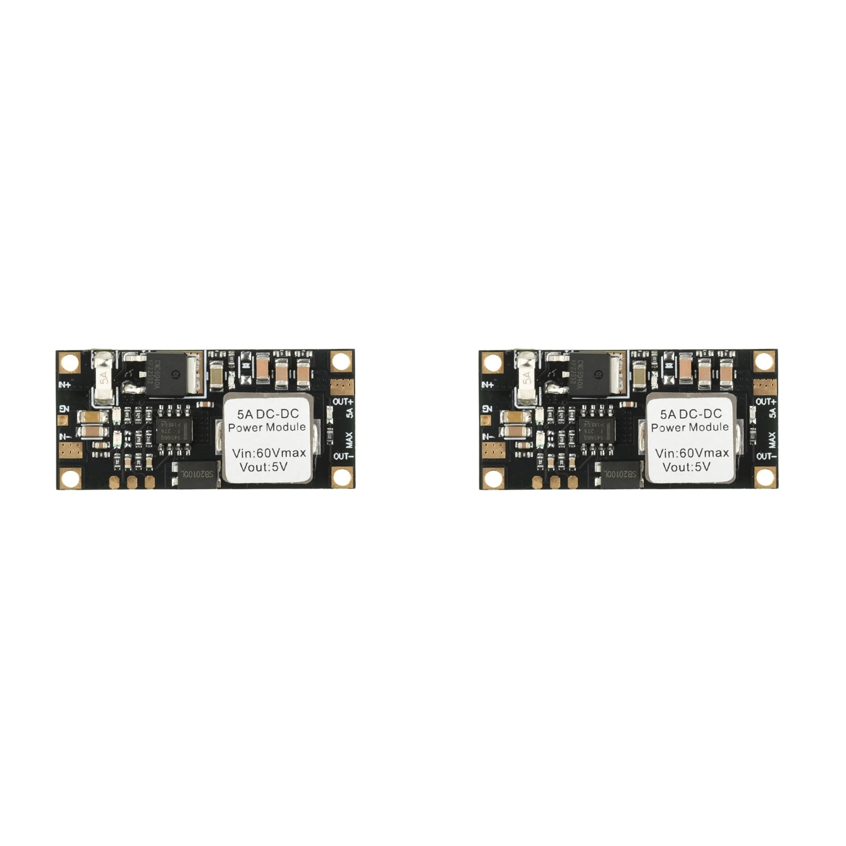 FULL-2X DC-DC 6.5V-60V To 5V Voltage Stabilizing Step-Down Module Mini-Low-Profile Buck Converter Power Supply - view 5