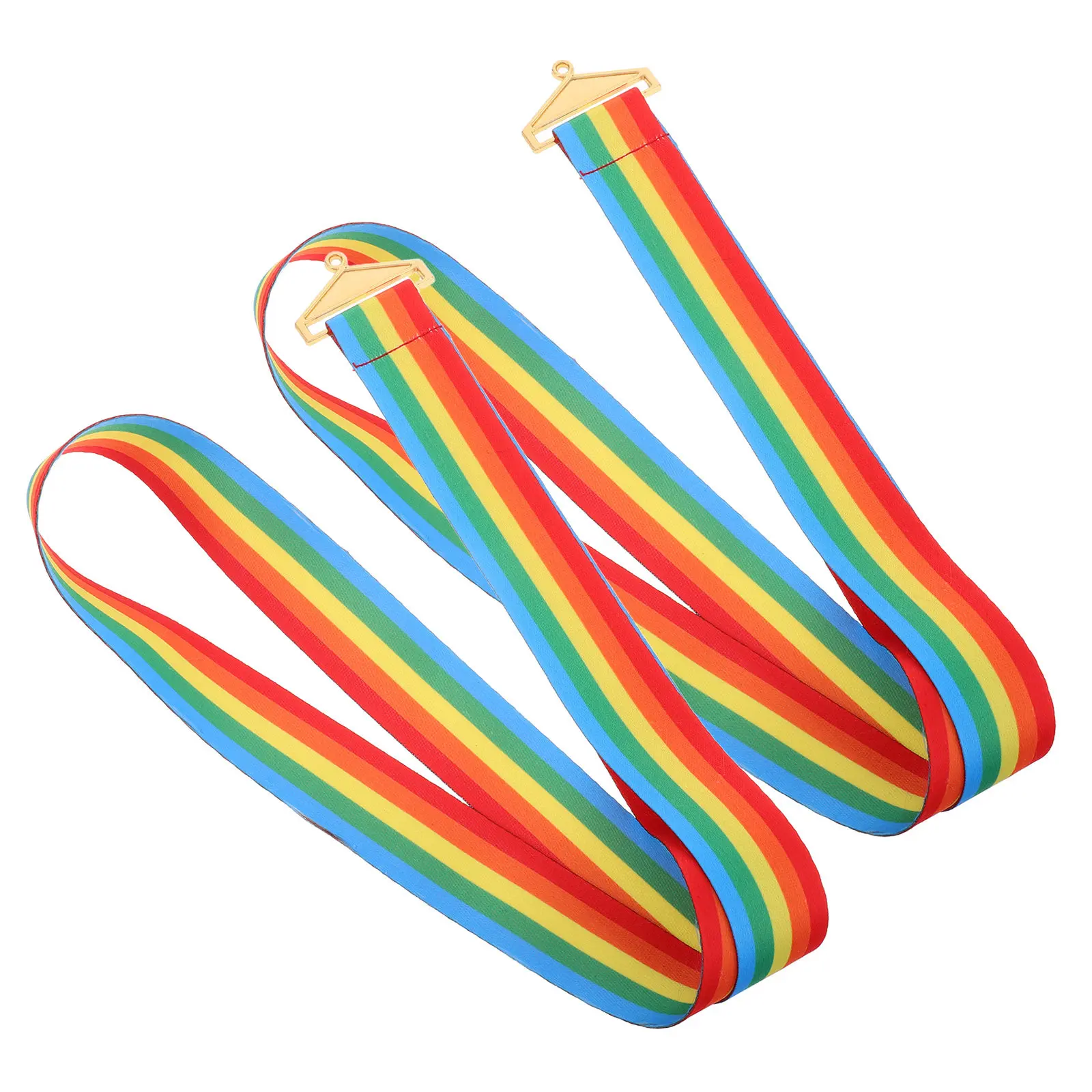 

2 шт. Спортивные ленты для медалей, наградные ленты на шею, металлические шнурки для медалей, для соревнований, студентов, выпускников, вечеринок, металлические элементы для награждений